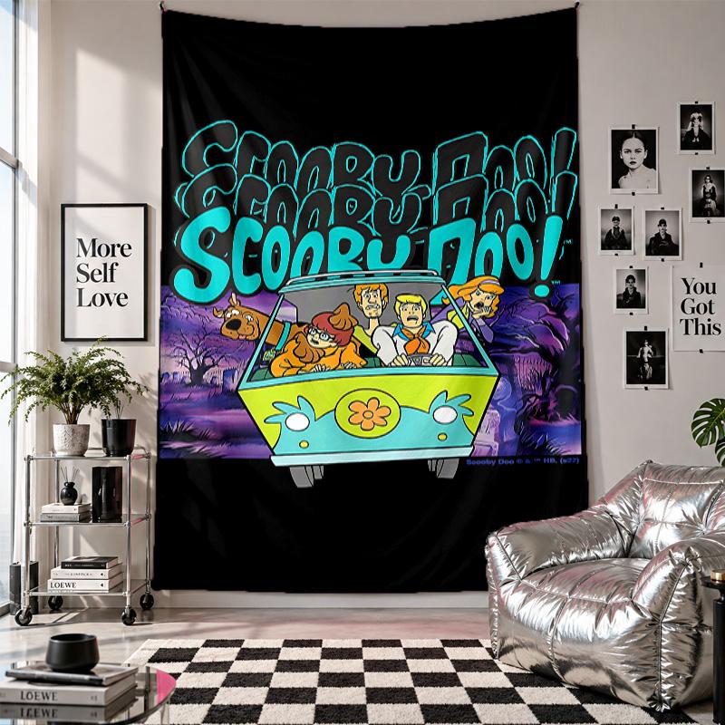 Wall TapestryScooby-Doo Art Hanging Cloth Decorative Background Cover for Room Decoration