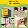 40Pcs Large Number Stickers 4 Sheets Self-Adhesive Vinyl Number Stickers Set 4 Inches 0-9 Number Sticker for Mailbox Doors Decor