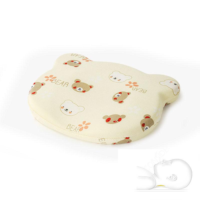 Anti Roll Baby Pillows Prevent Flat Head Cartoon Printed Newborn Sleep