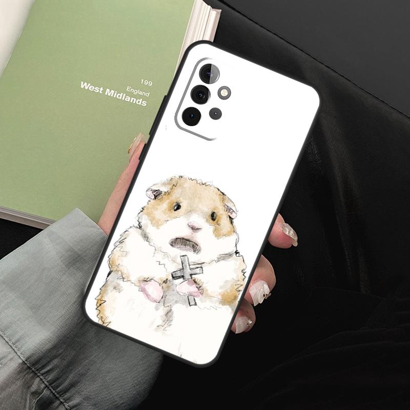 Hamster Art For Samsung Galaxy A16 A06 A56 A36 A26 A05 A22 A32 A52 A54 A34 A14 A55 A15 A53 A33 A35 Case