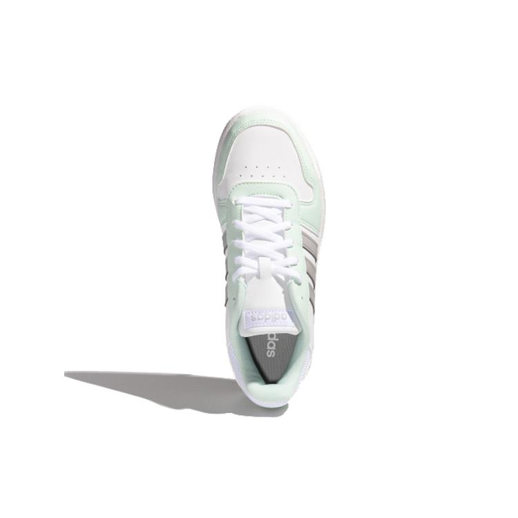 Adidas Hoops 2.0 'White Grey Green' Women's FW5856