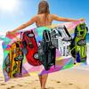 1Pc Cars Compilation Beach Towel, Quick Dry, Multi-Use for Beach Pool Gym Yoga Home Travel, Christmas, Halloween, Xmas Gift M928137