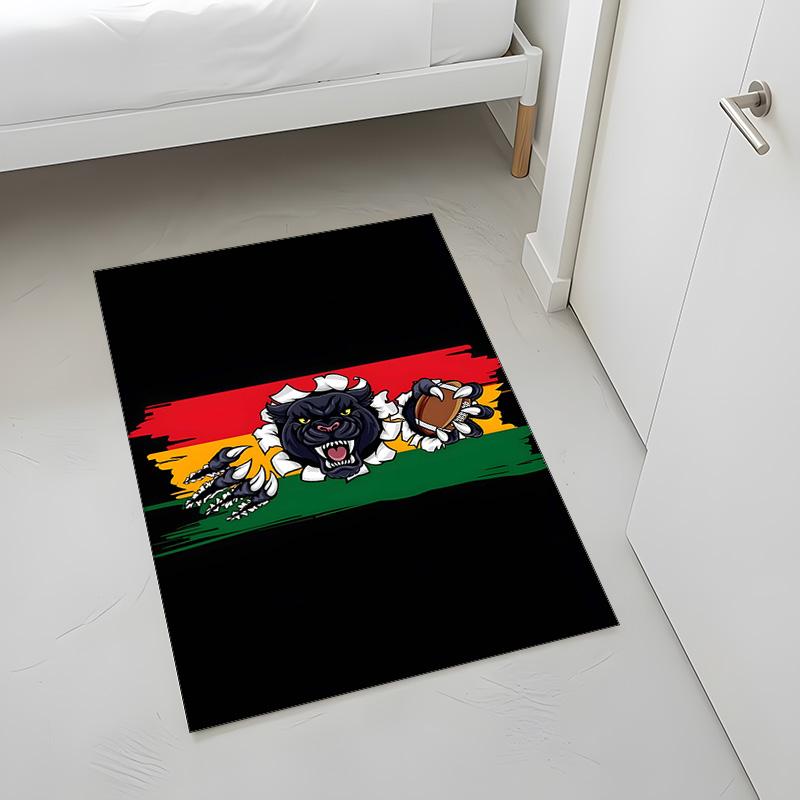 Penrith Panthers (5) Rug Suitable For Living Rooms Bedrooms Computer Rooms Dining Areas And Placement Under Tables And Chairs Also An Ideal Choice For