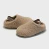 Ruizu Kids' Furry Cork Cotton Warm Velvet Sandals - Boys' and Girls' Fleece Plus Cotton Sandals