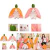 Creative Children's Bunny Doll-transforming Plush Toy With Carrot And Strawberry Options