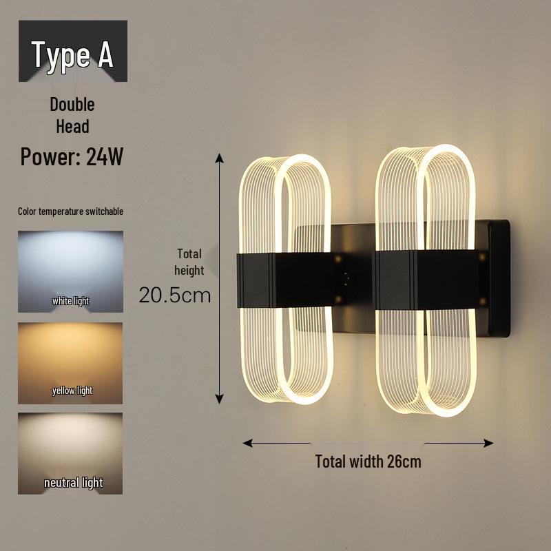 Luxury Nordic Butterfly LED Wall Sconce: Modern Minimalist Design for Bedroom or TV Room with Tricolor Lighting