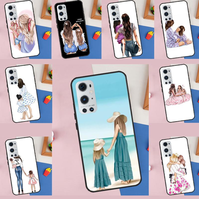 Mom and Daughter Funda For OnePlus 12 12R 13 13R 11 10 Pro 8T 10T OnePlus Nord 4 CE 2 3 Lite N30 N20 N10 Case