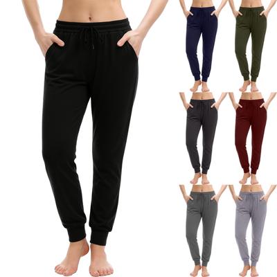 Women's 90% Drawstring Sporty Loose Slimming Cuffed Casual Pants