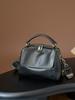Weiche Leder Tasche Crossbody Leder Damen Tasche Retro Pflanzlich Gerbtes Leder Boston Tasche Live Tragbar Umhängetasche 780