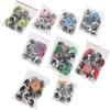 100Set Safety Eyes Doll Eyes 24mm Plastic Glitter Eyes with Colorful Washers for Plush Toys Teddy Bear Crafts