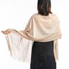 Meier Shawl lace scarf tie-dye shawl elegant small tassel scarf women's silk scarf needle