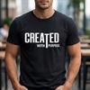 Created With Purpose Christian T Shirt Faith Lifestyle Vintage Washed Fashion Comfortable Unisex Designer Clothes Streetwear