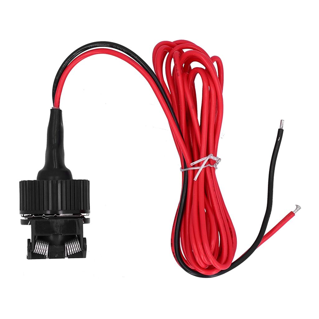 12V Car Cigarette Lighter Socket Adapter ID 21mm 0.8in Black with Spring Cover for Motorcycles Boats