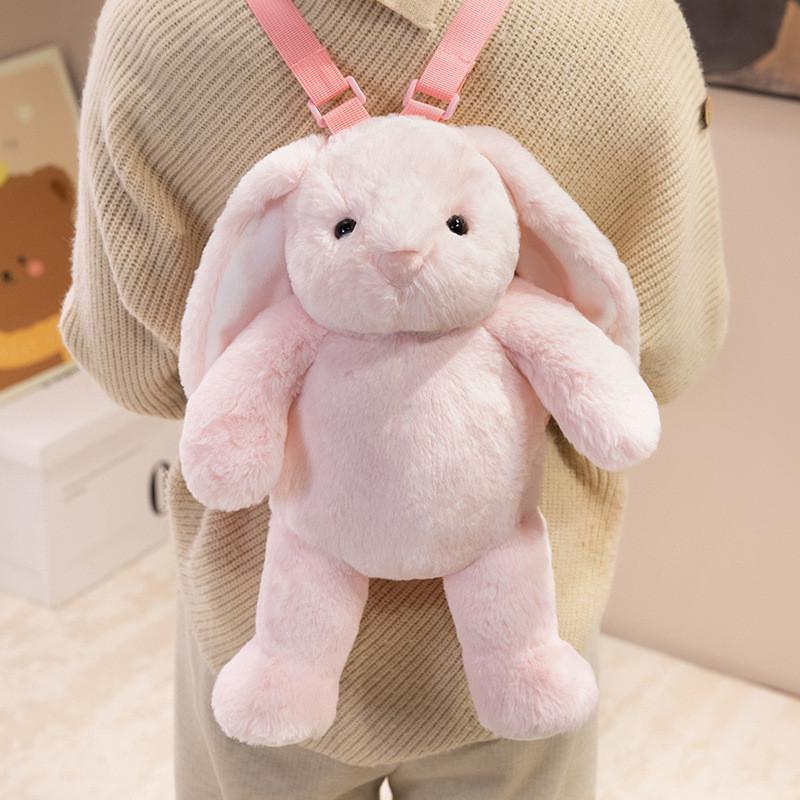 Plüschtier-Rucksack für Kinder, Mädchen und Jungen, niedlicher Löwe, Giraffe, Schaf, mit PP-Baumwollfüllung