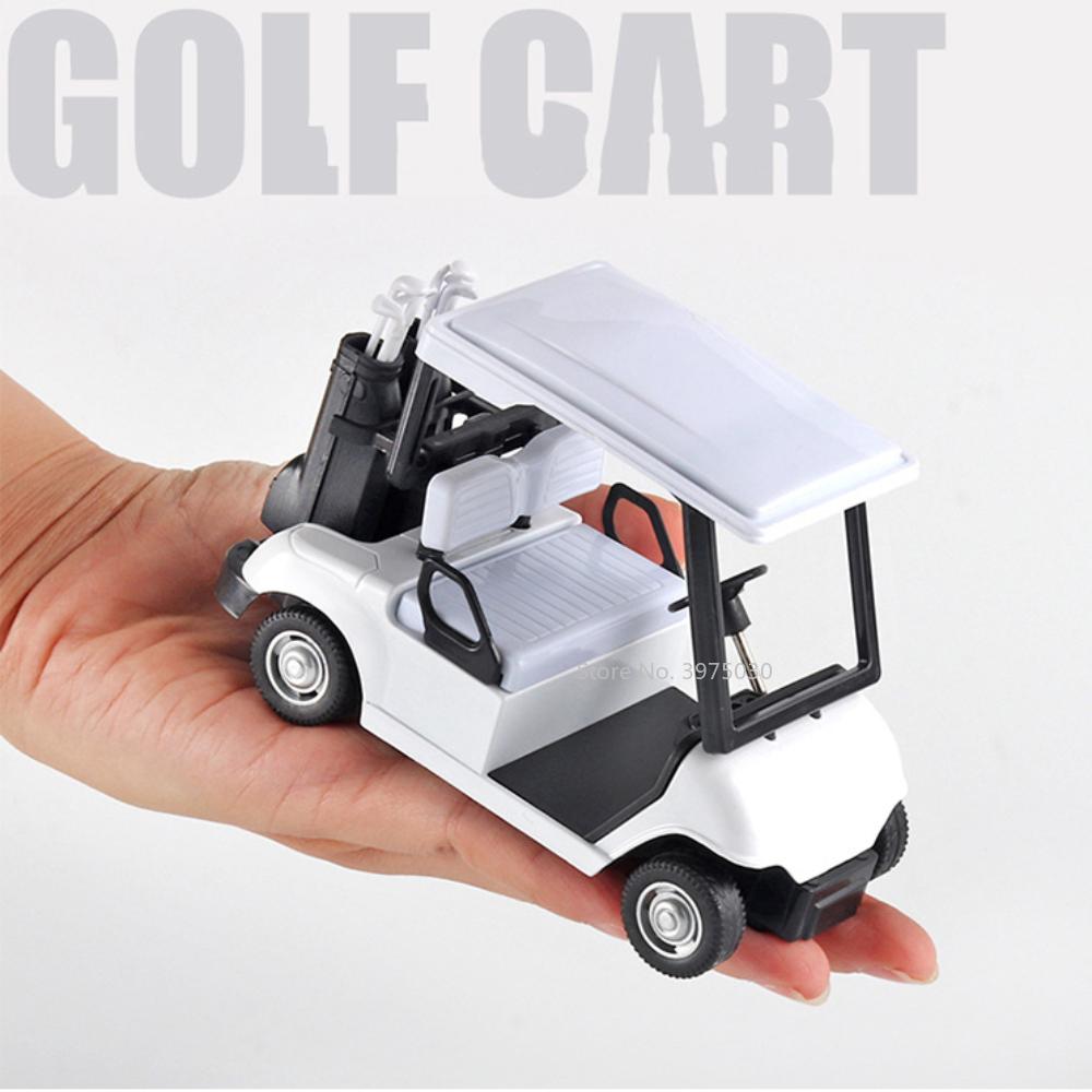Modello di Golf Cart in Lega Scala 1/20 Giocattoli Modello di Auto in Metallo Diecast Alta Simulazione Veicolo Giocattolo a Retrazione Collezione Regalo di Compleanno per Ragazzo