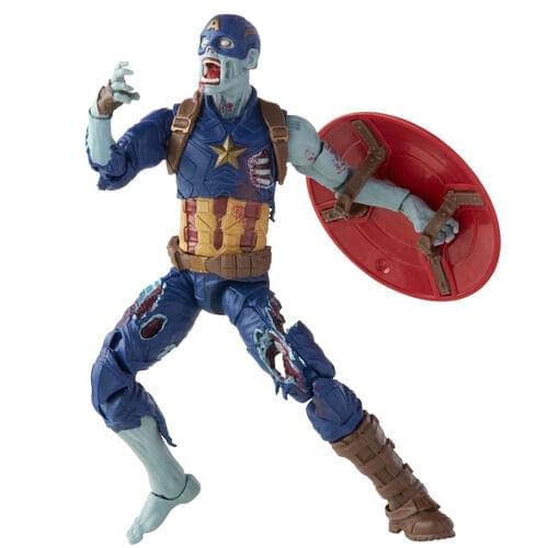Hasbro Marvel Legends Series What If...? Zombie Captain America 6-inch Action Figure F0330 Authentic