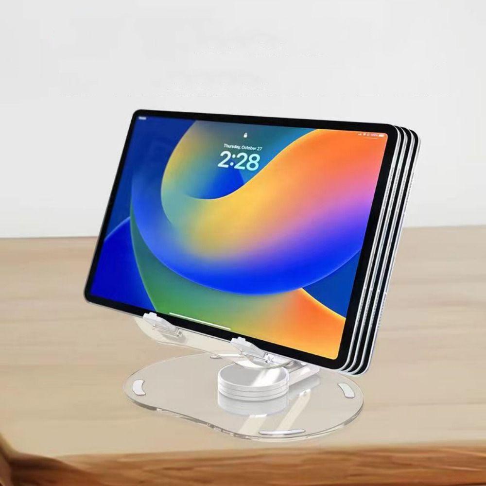 

Acrylic Mobile Phone Holder 360° Rotation Cellphone Stand Mobile Phone Bracket Dormitory/Travel фиолетовый