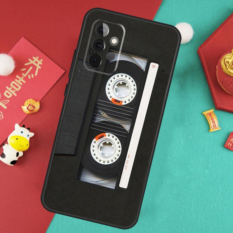 Art Cassette Tape Design Case For Samsung Galaxy A52 A32 A12 A14 A34 A54 A51 A71 A53 A33 A13 A15 A25 A35 A55 Cover Samsung A42 5G