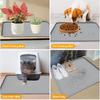 Mini Fridge Silicone Mat with Raised Edge, 23.6''x19.7'' Heavy Duty Under Refrigerator Mat, Mini Fridge Drip Pan Protect From Appliance Leaks Water