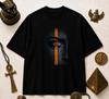 Egyptian Eye Graphic Tee, Anubis Streetwear Shirt, Dark Art Pharaoh Design