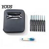 Knitting Tools Case 1 Set Crochet Hook Kit, 8 Sizes 2.5mm-6mm Yarn Portable Supplies with Storage , Soft TPR Handle Needle & Scissors