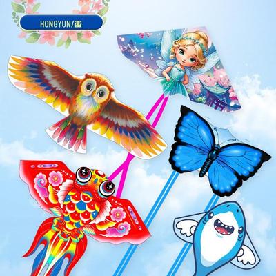 Cartoon Kids Kite - Easy-to-Fly Swallow, Butterfly, Parrot Models