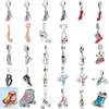 European Hig Heelsice Skates,Sports Shoes,Pendant Beads Suitable For Original Bracelets,Diy Charm Jewelry Copper
