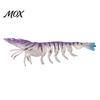 Glitter Shrimp Lure 9.5cm/4.8g TPE Soft Bionic Bait, Realistic Lure, Simulation Fishing Lures Prawn Swim Bait for Freshwater Saltwater Trout