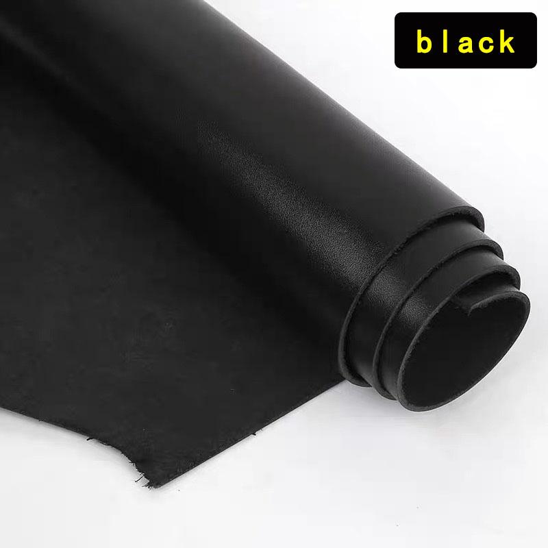 2mm colored oak plant tanned leather, top layer genuine leather, handmade leather, DIY dyed plain weave carved leather fabric