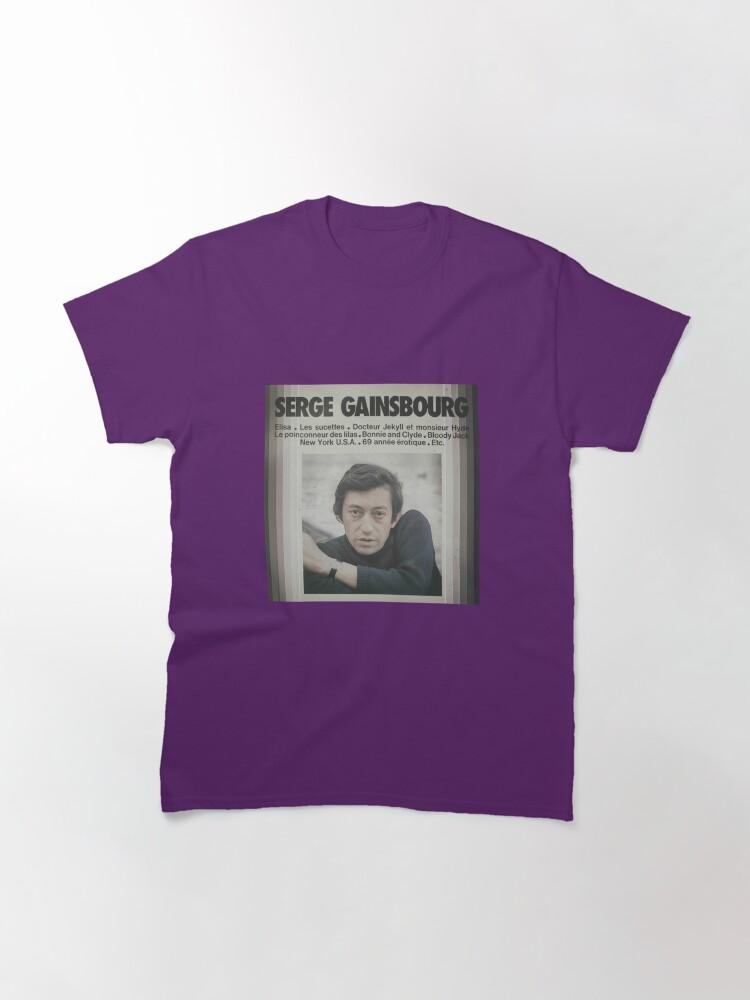Serge Gainsbourg Album Serge Gainsbourg 1974 Classic T-Shirt