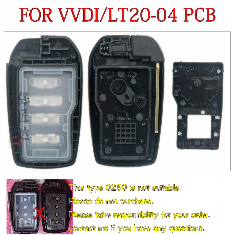 Baojiangda fit for VVDI K518 LT20-04 3041 Landcruise GR HARRIER RAV4 VENZA U-HR CROWN Wildlander car key shell with TOY40 Blade