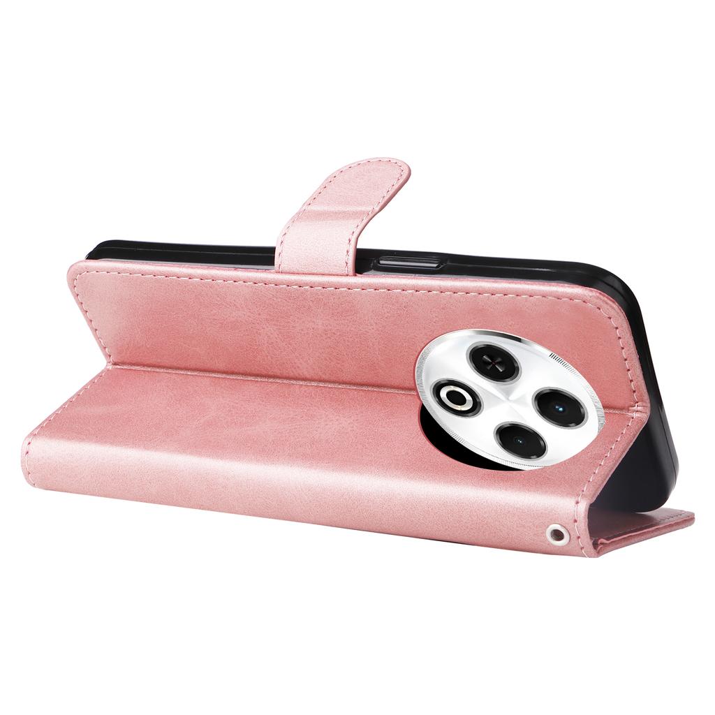 For TECNO Spark 30 4G Case Zipper Wallet Calf Texture PU Leather Phone Cover