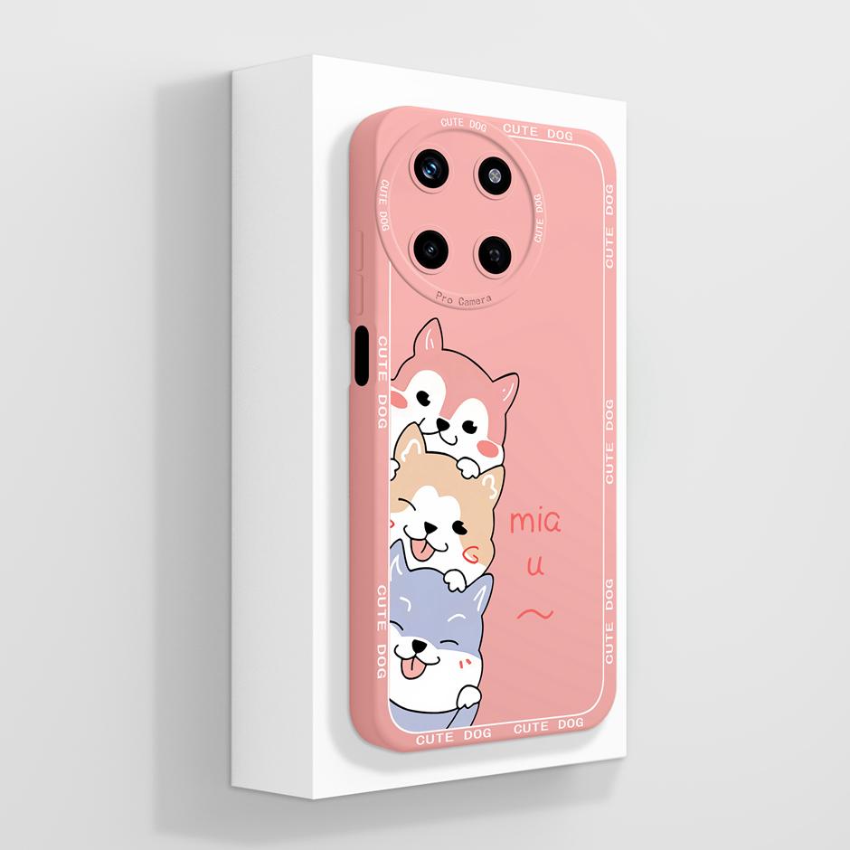 For Oppo Realme 11 4G Case Cute Panda Cartoon Style Liquid Silicone Casing For Oppo Realme11 4G New Design Prevalent Phone Funda