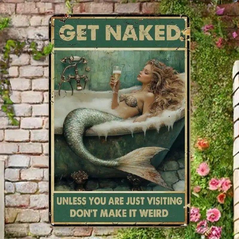 Vintage Metal Painting for Living Room Kitchen Studio Garage Wall Decor