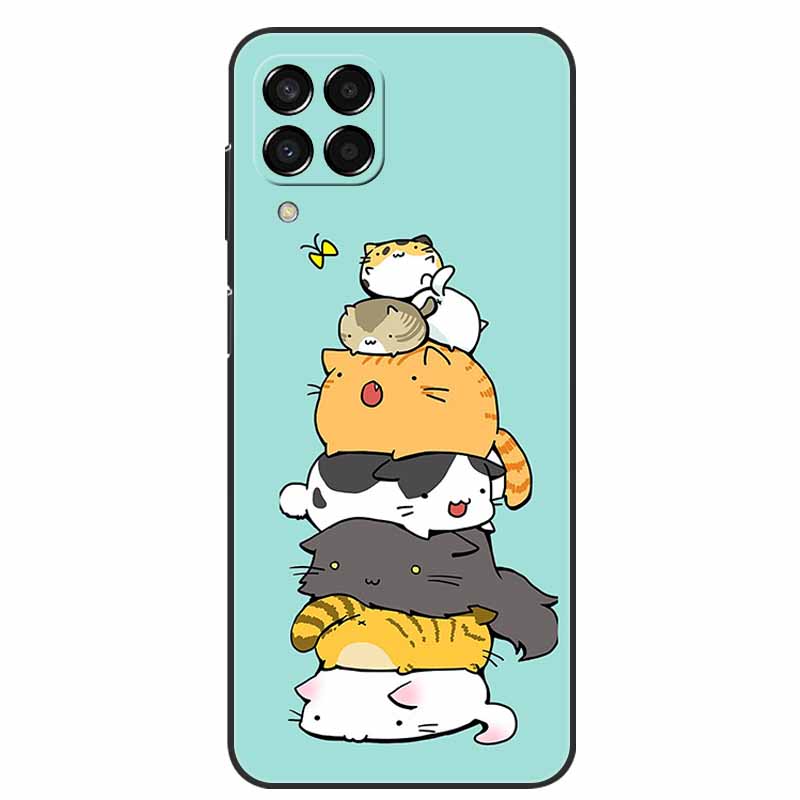 For Samsung Galaxy A12 Case Lovely TPU Soft Silicone Shockproof Cover for Galaxy A42 A22 A22s 5G Phone Cases A 12 Cute Funda Cat