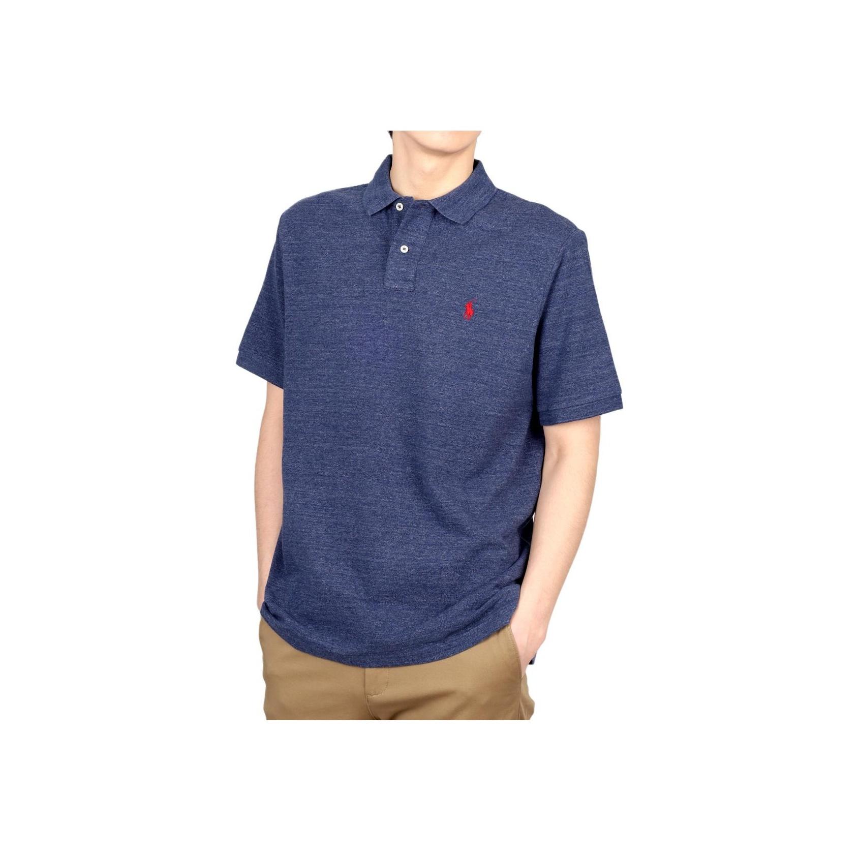 

Polo Ralph Lauren Однотонная футболка поло с коротким рукавом и логотипом Мужские топы Синий 710666997-005 S