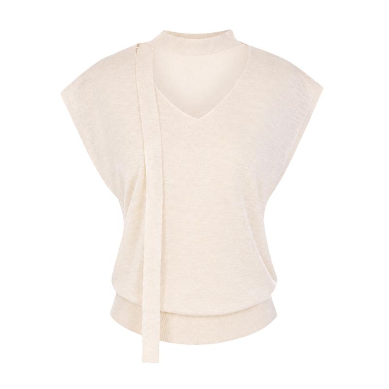 TVIEW Cap Sleeve Tiny Knit_V6B-Ckn008