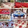 Round Polyester Tablecloth Wedding Table Cover Indoor Outdoor Table Cloths Washable Circle Table Cloth Decoration For Home, Dining, Kitchen, Garden