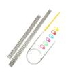 Novice Knitting Tool Set Steel Needle Ring Needle Sweater Needle Crystal Knitted Scarf Stick Needle Hand Knitted Sweater Needle