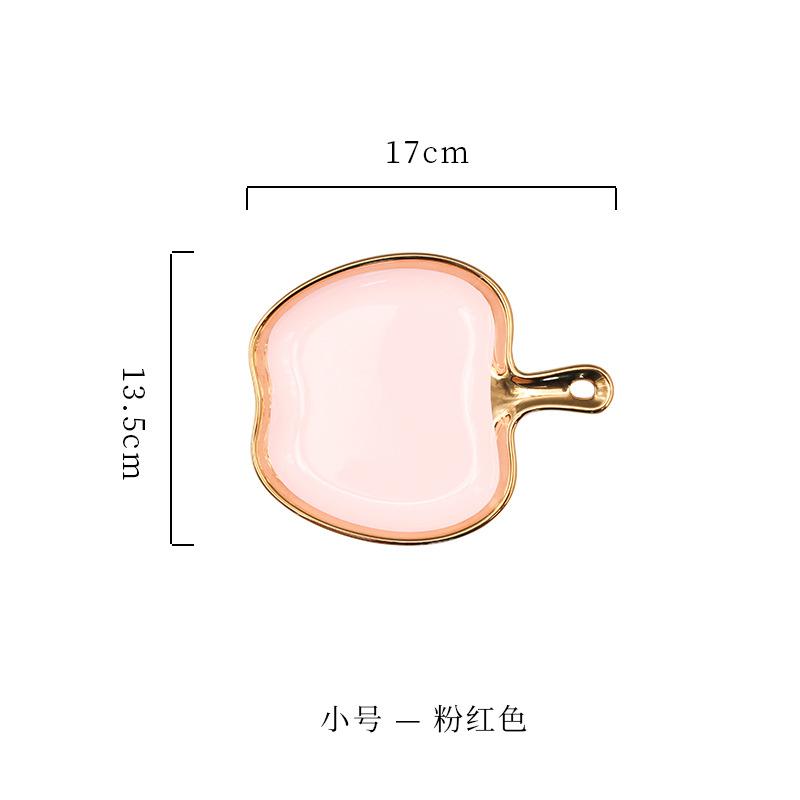 

Креативная тарелка с яблочной пиццей Европейская Пномпень Западная еда Инвентарь Сердце Десертная тарелка Завтрак Тарелка