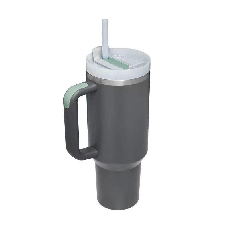 Kuangjie 40oz Ice Buster Becher, Großer 304 Edelstahl Isolierter Griffbecher