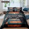 Games Duvet Cover Set Boy Kid Gamepad Bedding Set Video Game Controller Polyester Comforter Cover Player Modern Gamer Bedclothes
