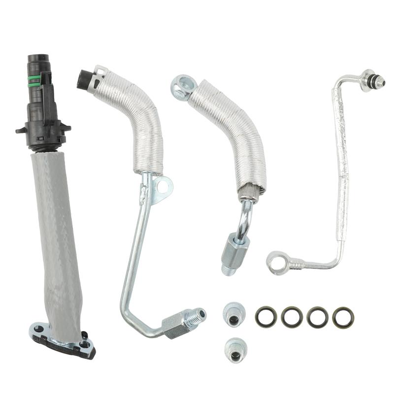 Turbo Oil Return Drain Pipe & Oil Feed Hose Tube Kit 55567067 55568031 555878542 5198546 For Buick Encore For Chevy Cruze Sonic
