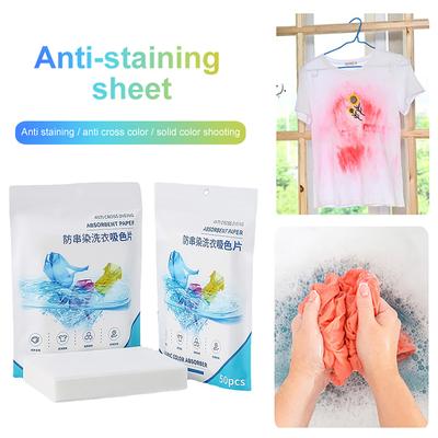 50-1000PCS Color Catcher Sheets For Laundry Color And Stain Absorbing Laundry Washing Sheet Allow Mixed Washes For Home Cleaning