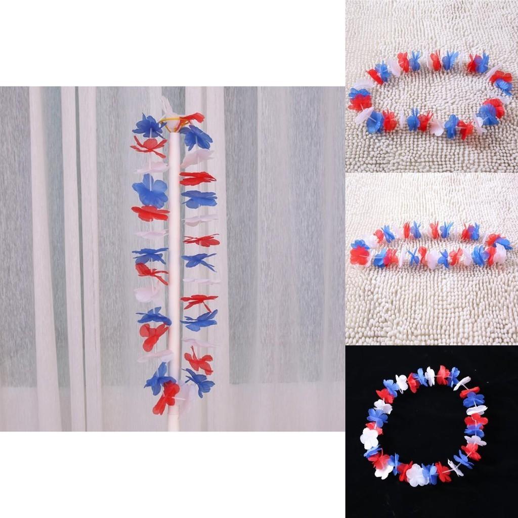 Eleganter Seidenblumenkranz mit britischem Flaggen-Design für Heimdekoration