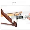 Wooden Hangers 5pcs Solid Wood Coat Hanger Heavy Duty, Smooth Finish High-Grade Wooden Clothes Hanger with Non Slip Pant Bar, 360° Swivel Hook