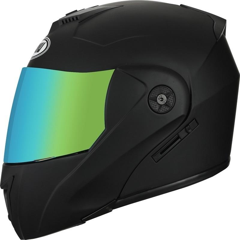 Safety Motorcycle Helmet DOT Flip Up Double Lens Unisex Helmet With Visor Cross Section Helmet Modular Flip Helm