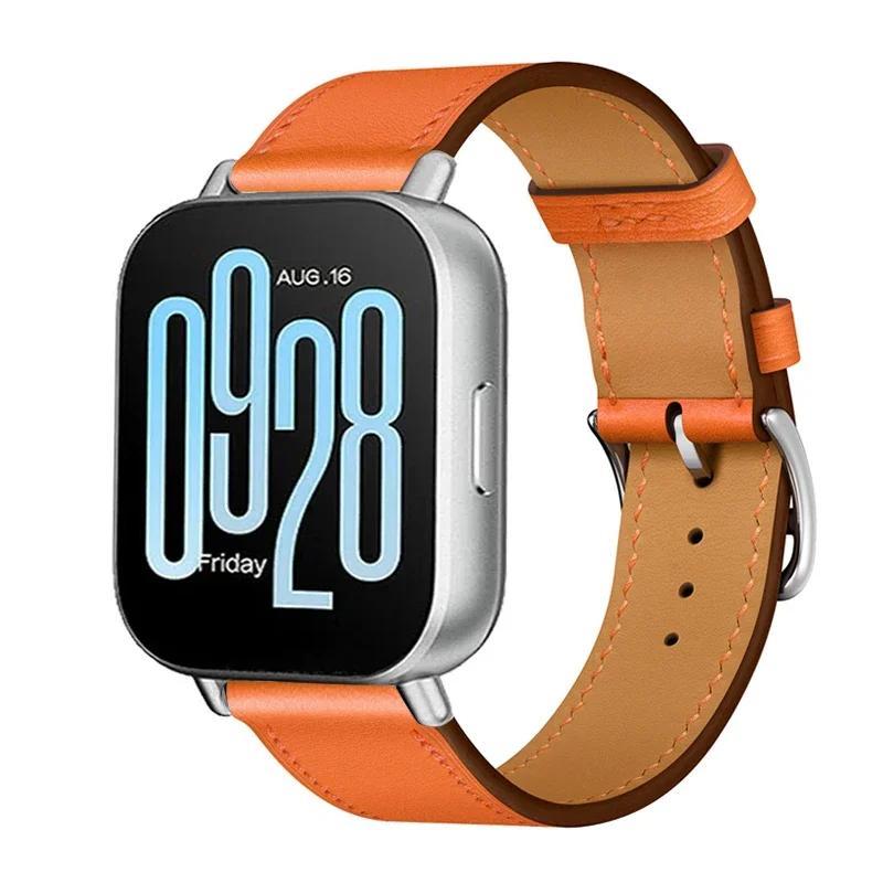 Leather Bracelet Loop For Realme Watch 5 Wrist Strap Accessories 22mm Correa For Realme Watch S2/3 3Pro S SPro/2 2 Pro Watchband