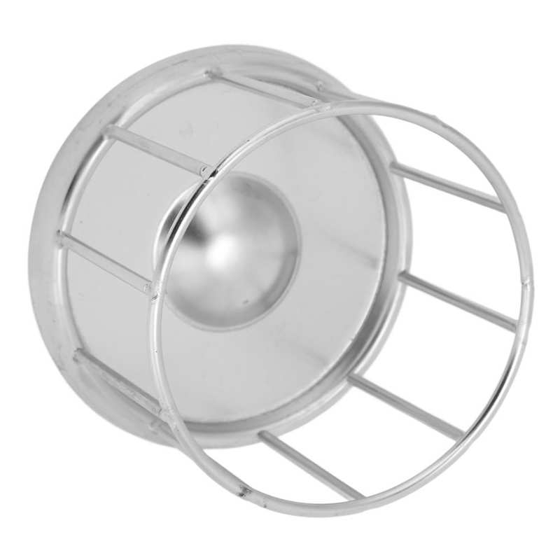 Stainless Steel Tortoise Feeder Round Railing Shape Evenly Scatter Safe Reasonable Tortoise Feeding Basin for Pet Store for