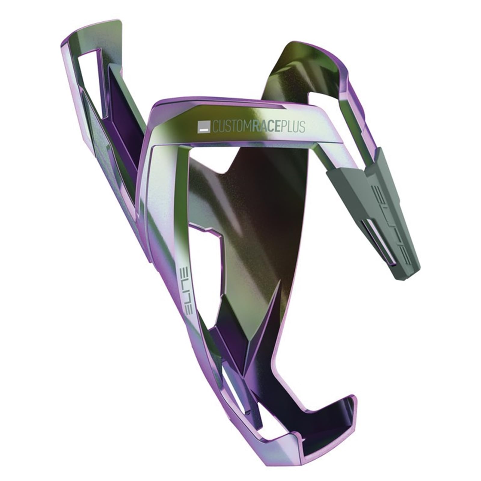 

ELITE Custom Race PLUS SHINY Bottle Cage, Green-Violet